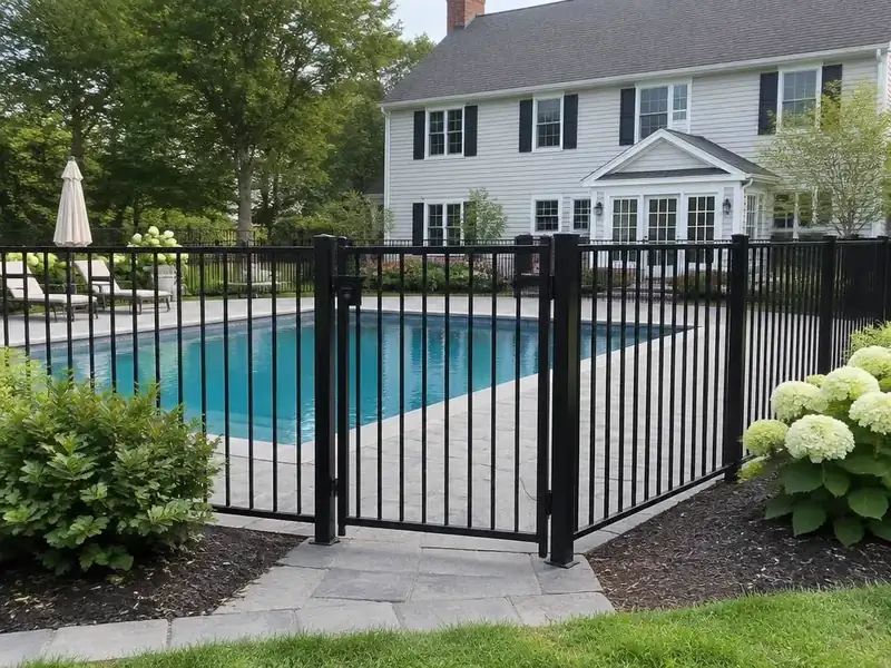 Aluminum pool gate in Greater Boston