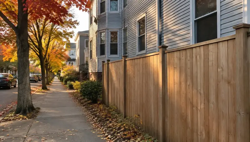 Fence project in Boston, MA
